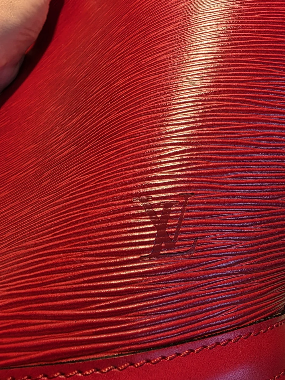 Louis Vuitton Red Epi Leather St. Jacques Women’s Tote